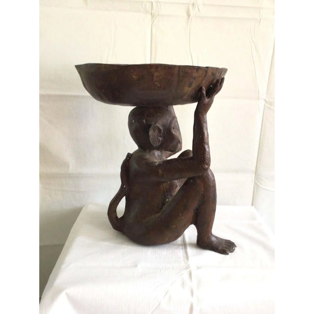 1950s Bronze Monkey Bowl For Sale In New York - Image 6 of 13