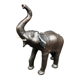 Vintage Fao Schwarz Life-Size Baby Elephant Sculpture, Mid-Century For Sale