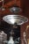 Metal Mid-Century Modern Double Silver Metal Saucer Pendant Chandelier For Sale - Image 7 of 13