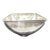Vintage Modernist Silverplate Over Brass Bowl For Sale