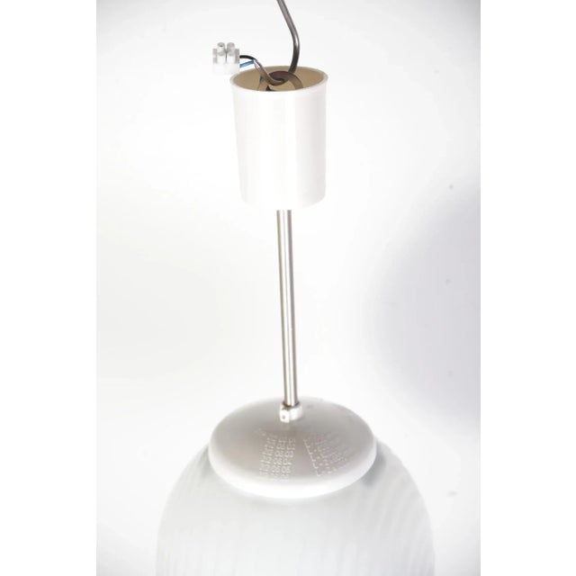 Mid-Century Czechoslovakian White Opaline Pendant, 1970s For Sale - Image 7 of 10