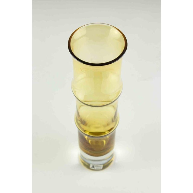 Vintage Swedish Bamboo Vase from Aseda, 1960s For Sale - Image 4 of 5
