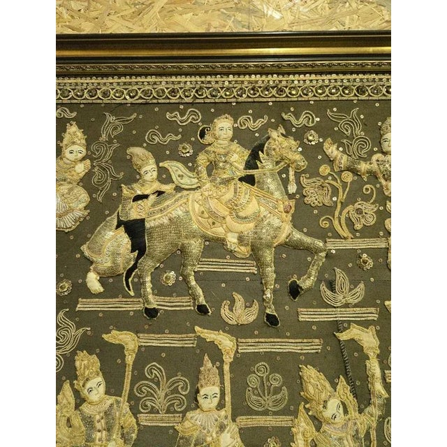 Large Gold Thread Embroidery For Sale - Image 3 of 10