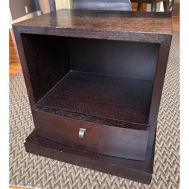 Beautiful pair of authentic Italian Promemoria nightstands, Made in Italy. The item is signed, marked, or labeled by the...