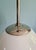 1930s Bauhaus Pendant Light in Chromed Metal with White Opaline Glass Globe, 1930s For Sale - Image 5 of 9