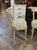Pair of Italian Silver Giltwood Chairs For Sale - Image 4 of 5
