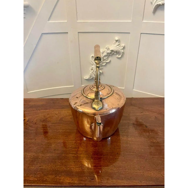 George III Copper Kettle, 1800s For Sale - Image 6 of 7