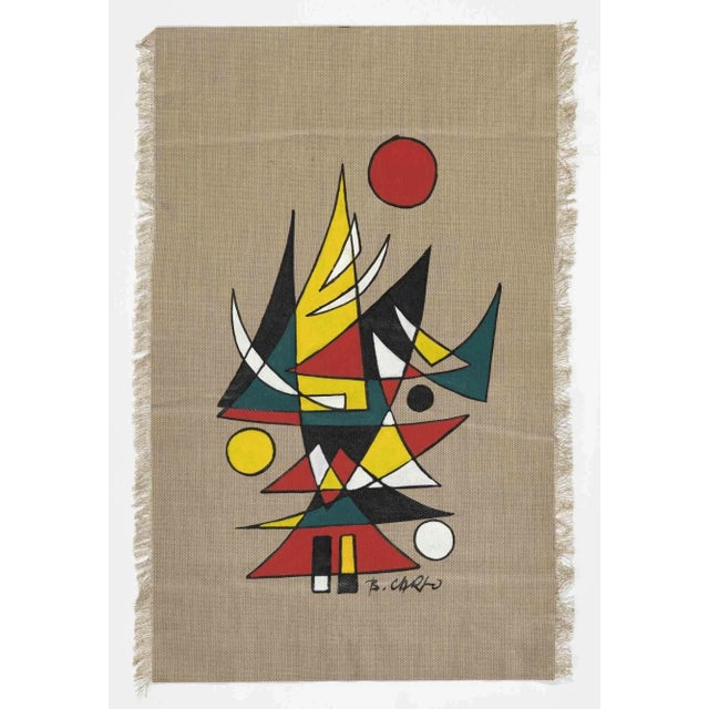 Totem is an original contemporary artwork realized by Artist of late 20th century in the Mid 20th century. A mixed colored...