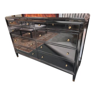 Arhaus Lenox Collection Chest of Drawers, Black For Sale