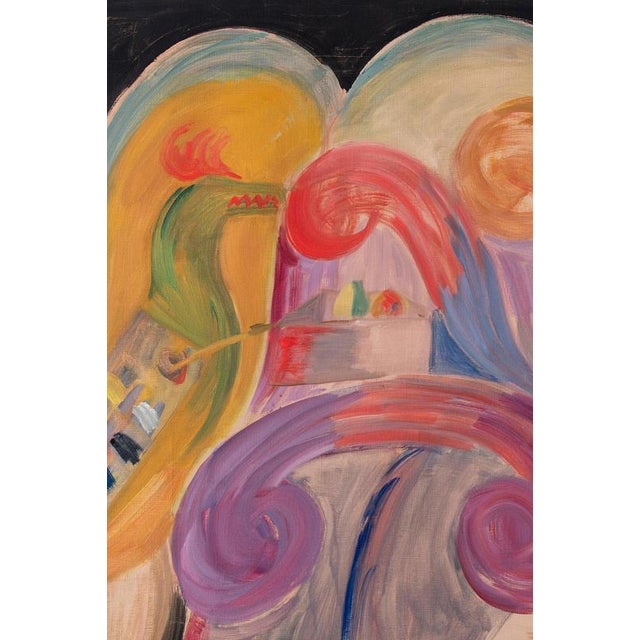 Maurice Blond, the Artists Studio, 1974, Oil on Canvas For Sale - Image 3 of 10