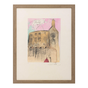 Salvador Dali "Le Chateau De Gala" Etching, 1974