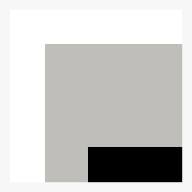 The Interaction of Gray, Black and Orange Fine Art Print 25" X 30" by Liz Roache For Sale - Image 4 of 6