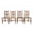 Vintage Classic Ladderback Chairs With Rush Seats, S/4 For Sale