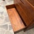 Mid-Century Modern Walnut Dresser Sculpted Wooden Pull Handles For Sale - Image 10 of 11