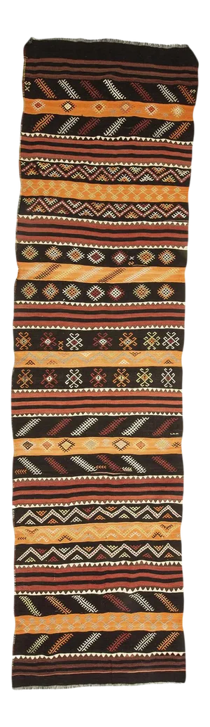 Vintage Turkish Kilim Runner