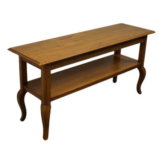 Ethan Allen Legacy Collection Solid Maple 58" Accent Sofa Table 13-9321 For Sale