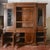 Brown Double-body Sideboard in Wood, Metal, and Glass For Sale - Image 8 of 18