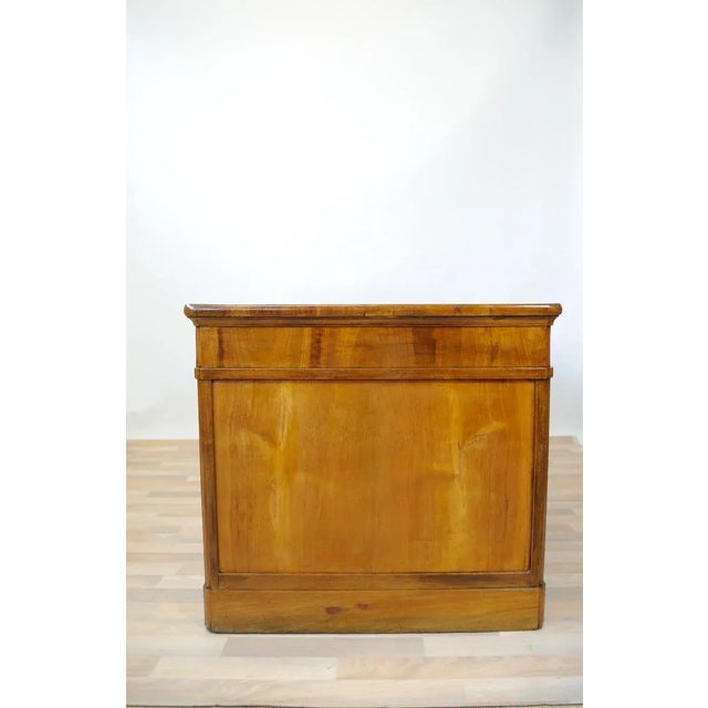 Vintage Blond Walnut Desk For Sale - Image 13 of 16