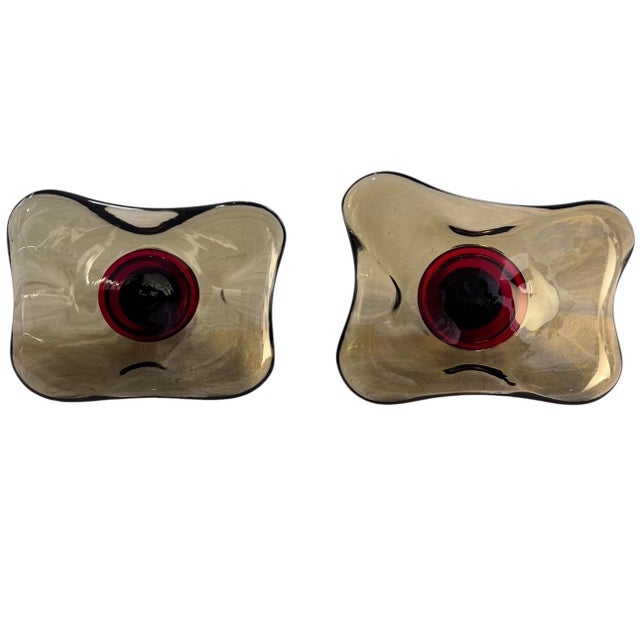 Bespoke Murano Glass Handles from Seifert Architects, 1970, Set of 2 For Sale - Image 4 of 15
