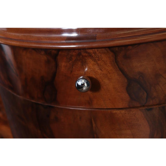 Art Deco Figured Walnut Hall Stand, 1930s For Sale - Image 6 of 16