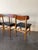 Set of 4 Danish Teak Dining Chairs With Black Leather Seats | Mid-Century Modern 1960s For Sale - Image 4 of 9