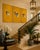 Gold Japanese Cranes Triptych, Gold Crane Wall Art Set of 3, 32" X 48" For Sale - Image 8 of 11