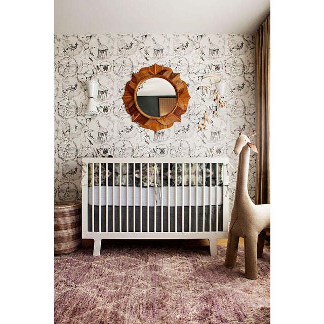 Anthropologie Lotus Wood Mirror For Sale In Los Angeles - Image 6 of 6