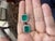Natural Zambian Emerald Earring 11.06 Carats and 1.54 Cents in 14k Gold, A Pair For Sale - Image 10 of 18