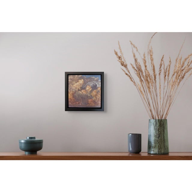 Early 21st Century Cloud Composition 1 by Jesse Mangerson | Oil On Panel Painting of clouds in various colors For Sale - Image 5 of 5