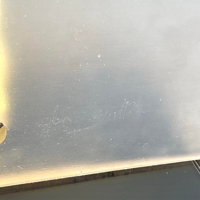 Donghia Vintage Boho Signed John Hutton for Donghia Glass Lamp For Sale - Image 4 of 8