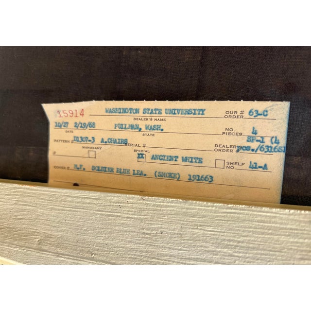 Pair of Vintage Kittinger Faux Bamboo Armchairs For Sale - Image 14 of 17