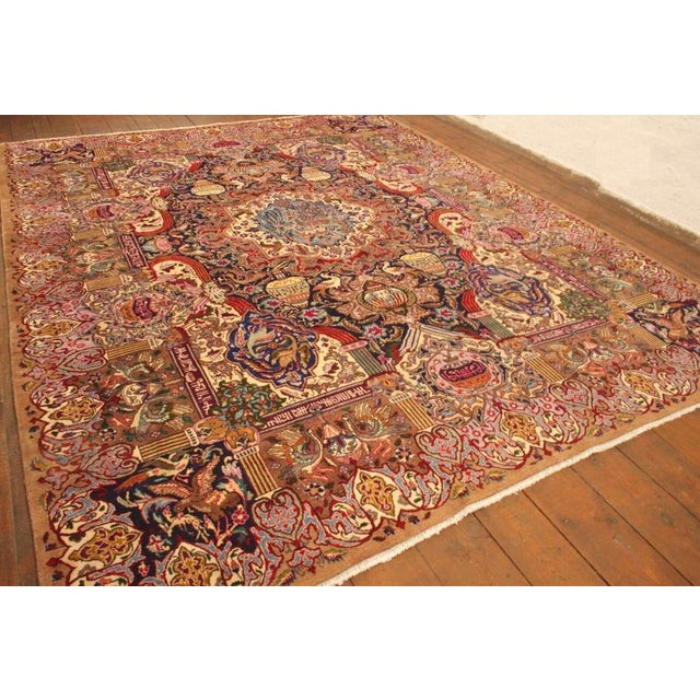 H1 Middle Eastern Rug in Wool For Sale - Image 9 of 11