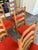 Brown Queen Anne Extension Dining Room Extension Table + Six Dining Chairs Set For Sale - Image 8 of 15