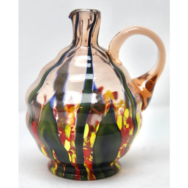 Murano Liqueur Shot Glasses and Decanter with Serving Tray, 1938, Set of 10 For Sale - Image 4 of 9