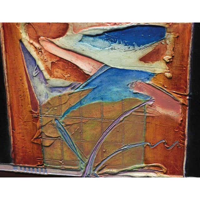 "Architectore Series" by Enrico Embroli Original Mixed Media Painting on Canvas Hand Signed in the back Unframed, on...