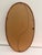Vintage 1980s Oval Oak Wall Mirror With Walnut Stain, 32.5” X 19” For Sale In Charleston - Image 6 of 7