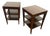 1990s Pair of Tall Paris End Tables Attributed to Donghia For Sale