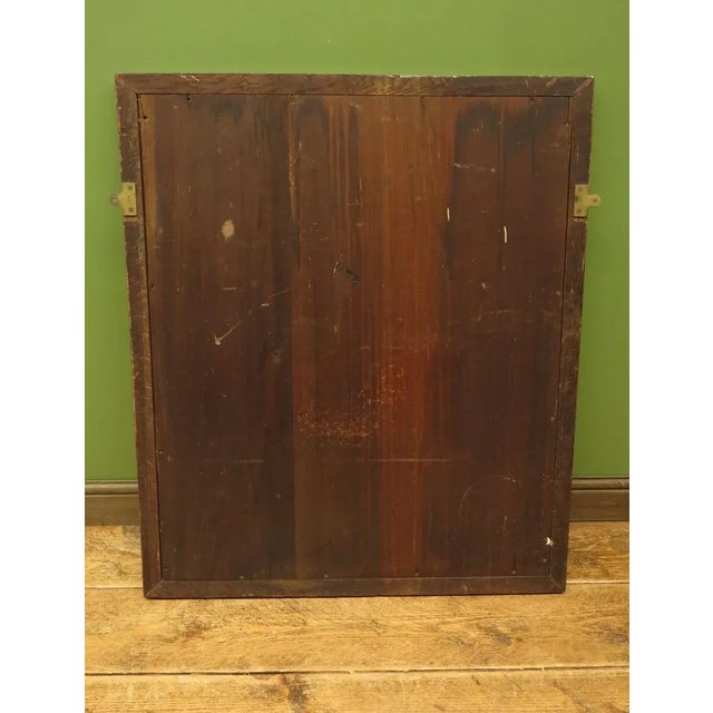 Large Antique Oak Paddington Station Mirror from GWR For Sale - Image 6 of 12