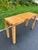Tan Billy Baldwin Style Wrapped Wicker Console Table With Minimalist Design For Sale - Image 8 of 18