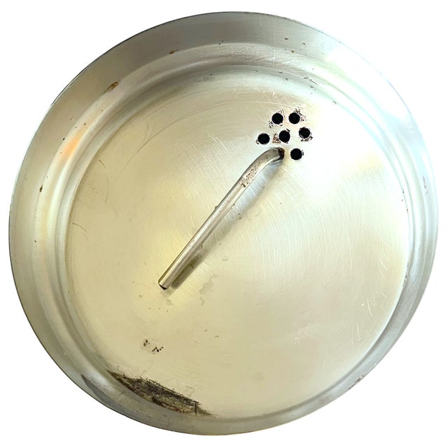 1950s 1950s Oversized Chrome & Frosted Glass Cocktail Shaker – Barware Classic After Ralph Lauren Dorothy Thorpe For Sale - Image 5 of 8