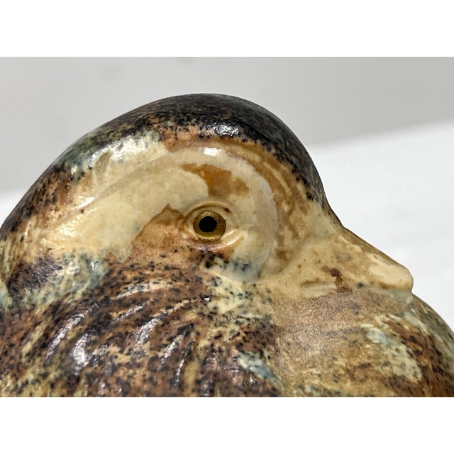 Vintage Japan Otagiri Ceramic Mandarin Duck Figurines, Set of Two For Sale In San Francisco - Image 6 of 12