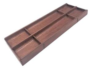 Mid 20th Century Danish Teak Wood Drawer Tray Organizer or Vide Poche