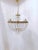 Italian 1960s Italian Brass Basket Chandelier For Sale - Image 3 of 10