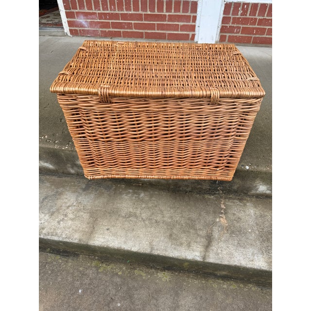 Vintage Fortnum & Mason Wicker Hamper Picnic Basket Chairish