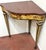 Pair 18th-Century Neapolitan Painted Corner Console Tables, Faux Porphyry Tops For Sale - Image 4 of 18