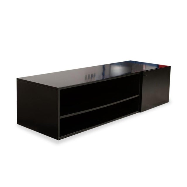 Modern Black Wood Sideboard from Cappellini For Sale - Image 3 of 14