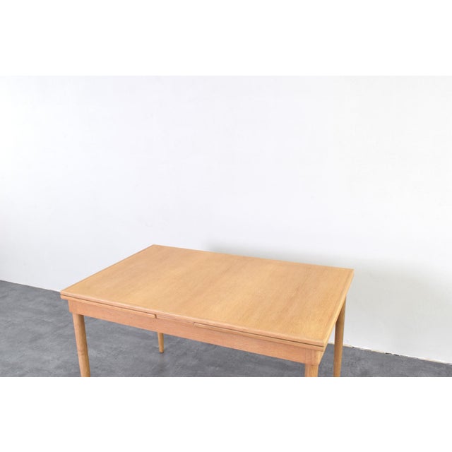 Mid-Century Danish Oak Extendable Dining Table, 1960s For Sale - Image 12 of 16