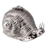 Vintage Silver-Plated Snail Ice Bucket by Teghini, Italy, 1970s For Sale