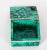 Vintage Sterling Silver Mounted Malachite Casket, 20th Century For Sale - Image 3 of 10