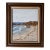 1970’s Gloria Pelkey Mixed Media Coastal Impressionist Landscape Oil Painting, Framed For Sale